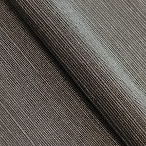 Espresso Brown on Silver Tipped Coal Sisal Grasscloth Handwoven Unpasted Textured Wallpaper Roll (Covers 72 sq. ft.)