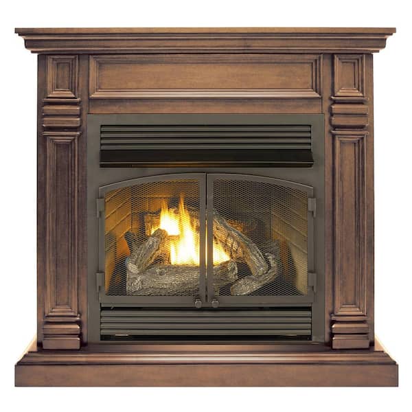 ProCom 32,000 BTU Ventless System Dual Fuel Technology Fireplace 179227 -  The Home Depot