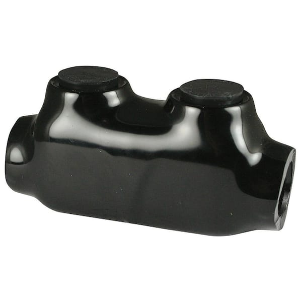 3/0-14 AWG Multi Tap Connector Insulated Inline Splice, Black