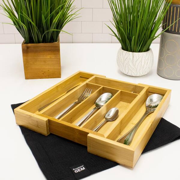 Bamboo 15x20 " NEW Details about   VARIERA Flatware Tray 