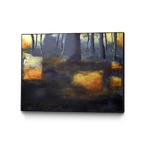 "Luminous Soil" by Roland Benot Framed Abstract Wall Art Print 14 in. x 11 in.