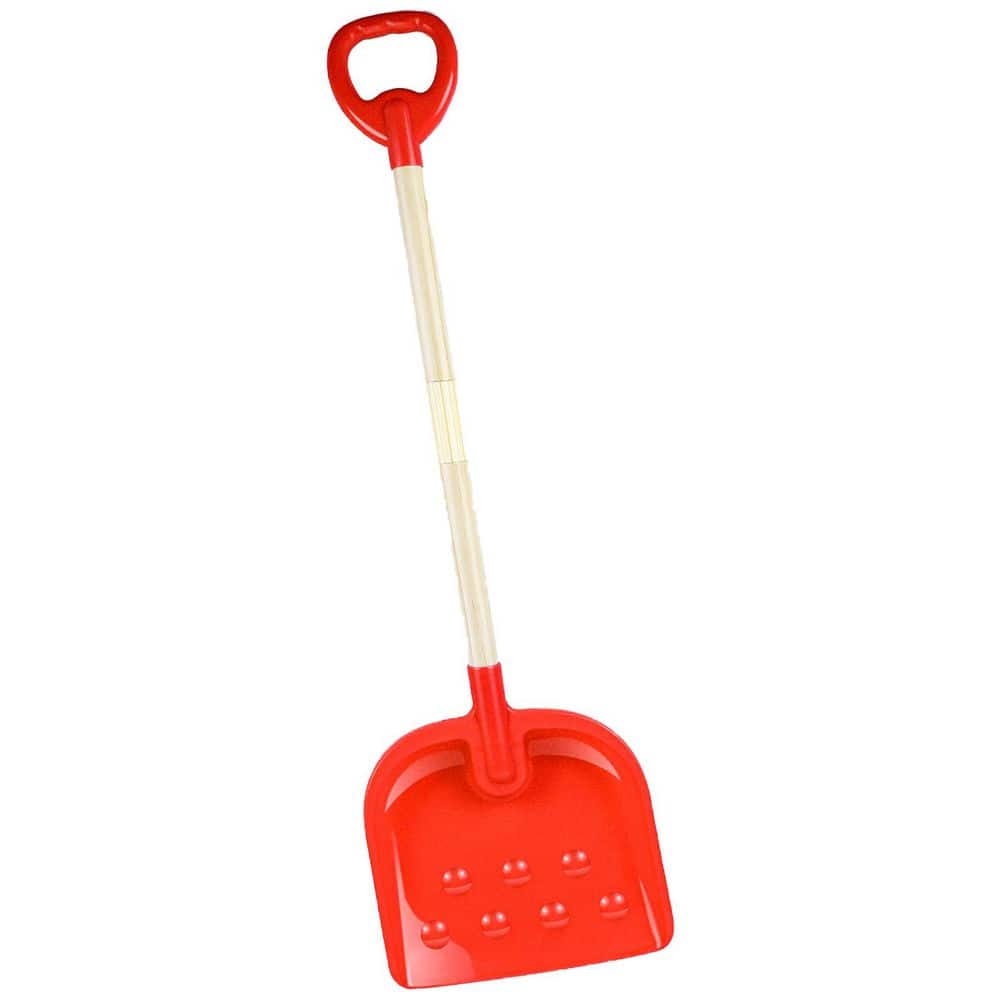 32 in. Wood Handle Plastic Snow Shovel for Kids with D-Grip Handle, Lightweight and Portable for Outdoor Yard price history on PriceWatchPro