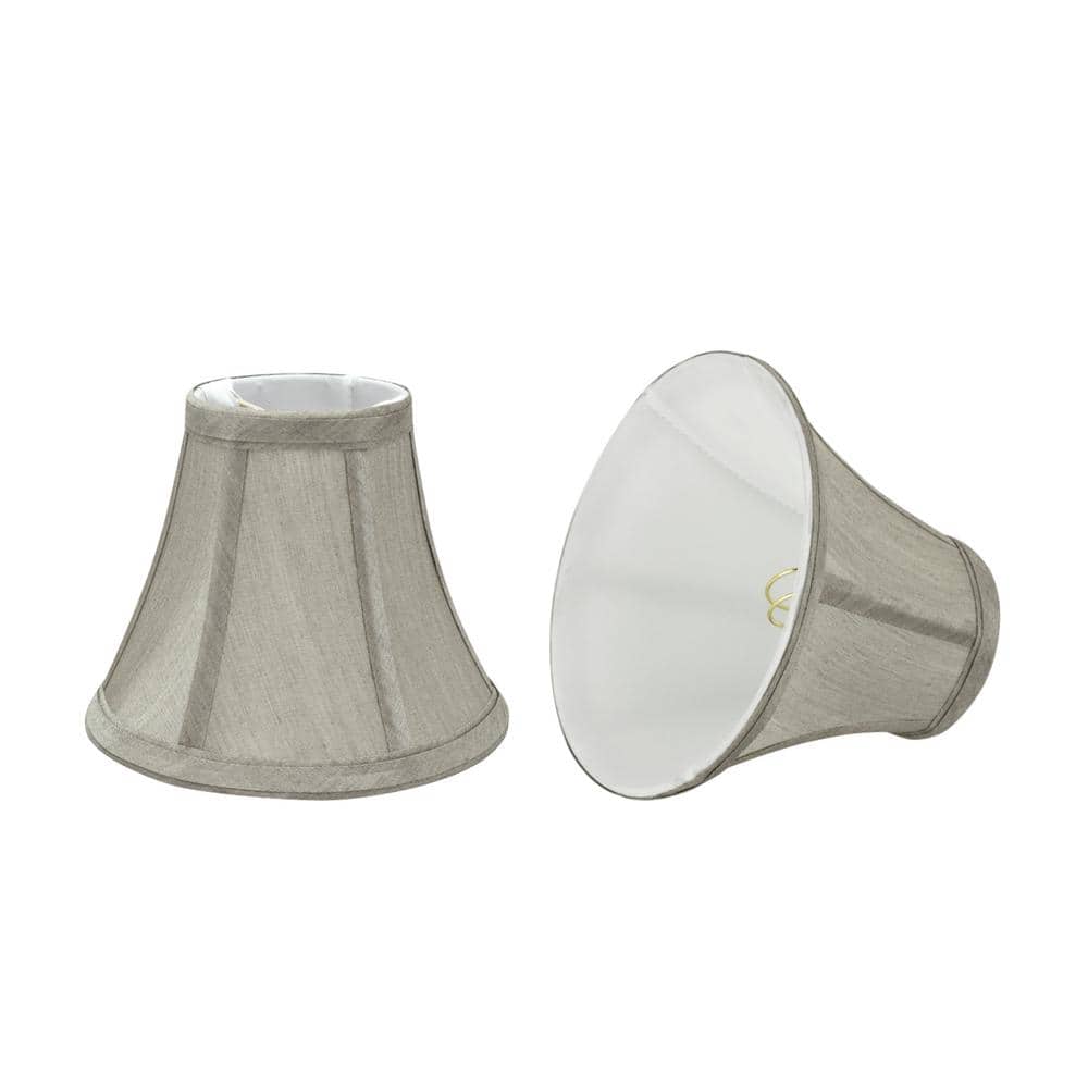 6 in. x 5 in. Grey Bell Lamp Shade (2-Pack) price history on PriceWatchPro