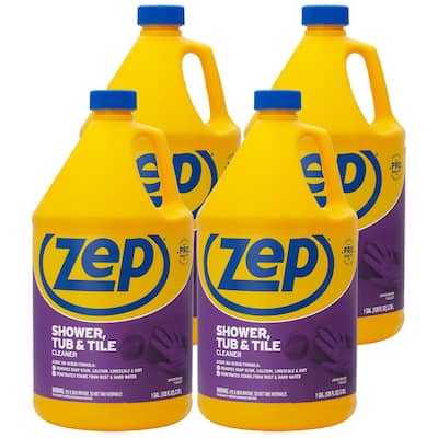 shower zep removes acid foam