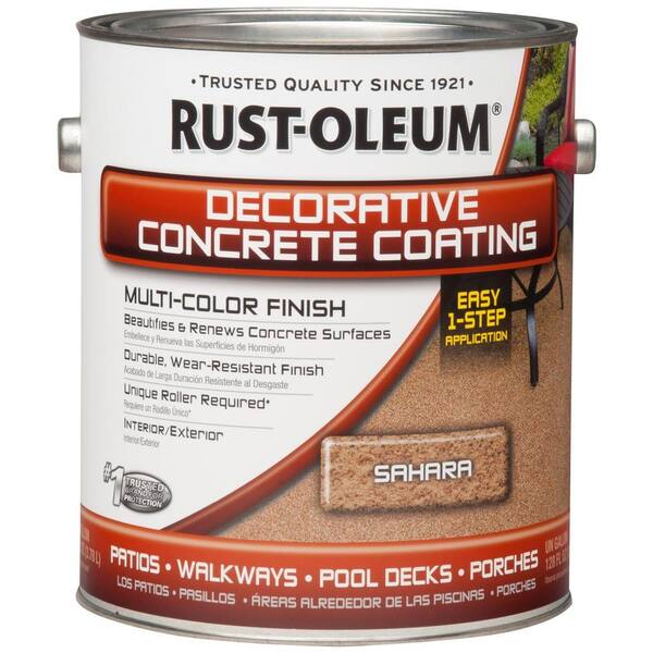 Rust-Oleum Concrete Stain 1 gal. Sahara Decorative Concrete Coating (Case of 2)
