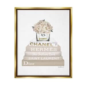 The Stupell Home Decor Collection Blooming Floral Display Designer  Bookstack by Amanda Greenwood Floater Frame Nature Wall Art Print 21 in. x  17 in. ab-577_ffb_16x20 - The Home Depot