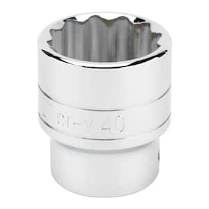 3/4 in. Drive 40 mm 12-Point Standard Socket