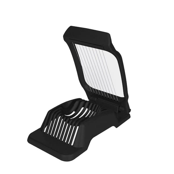 Stainless Steel Egg Slicer with Ergonomic Handle for Hard Boiled Eggs, Fruits, Cheese-Set of 1