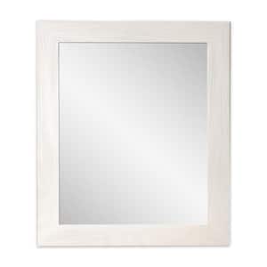 32 in. x 32 in. Classic Rectangle Framed Gray Accent Mirror
