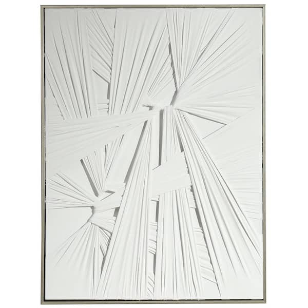 StyleCraft 1-Piece Framed Abstract Art Print 39 in. x 30 in.