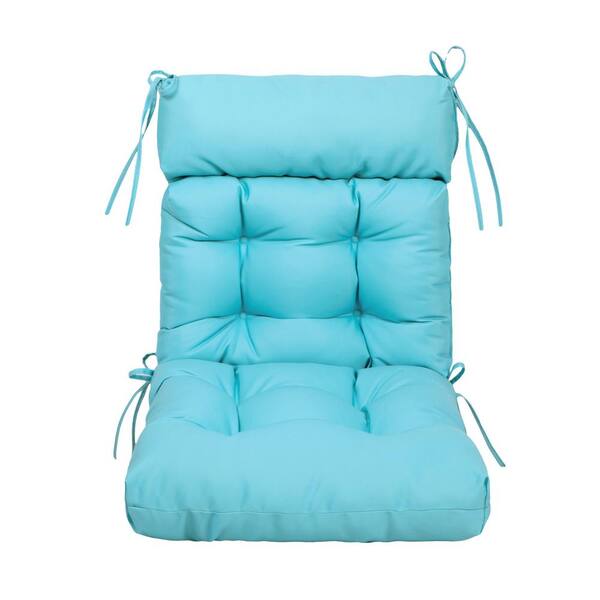 BLISSWALK Adirondack Cushions,43x21x4Wicker Tufted Cushion for Outdoor High Back Chair,Indoor/Outdoor Patio Furniture (Sky Blue)