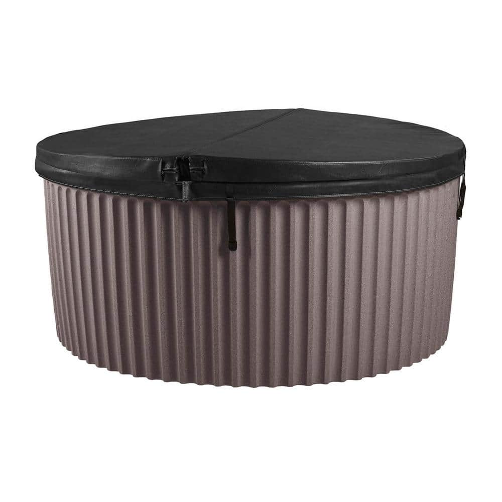 Outback 6-Person Round Brown Polyethylene Hot Tub with 20 Jets
