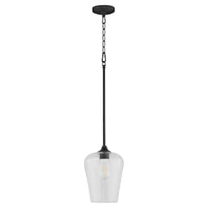 Raymond 1 Light Pendant - Matte Black