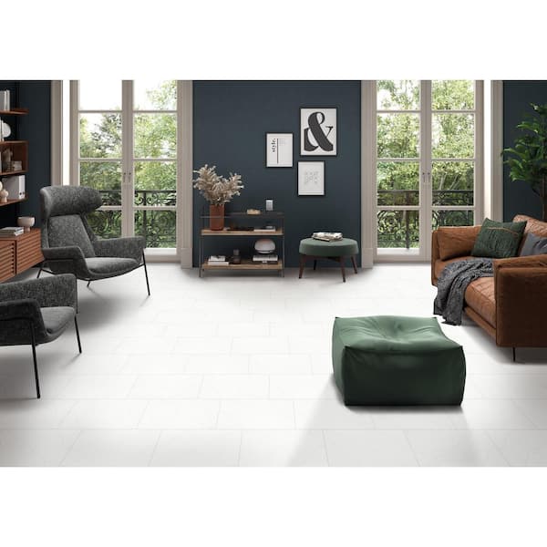 Miraggio Gray 12 in. x 24 in. Matte Porcelain Stone Look Floor and Wall Tile (16 sq. ft./Case)