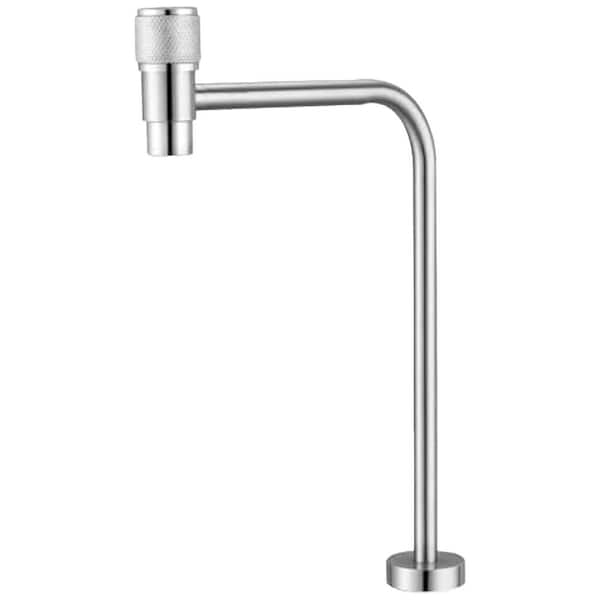 Single Handle Beverage Faucet with Large Water Volume Lead-Free Stainless Steel Modern Design in Brushed Nickel