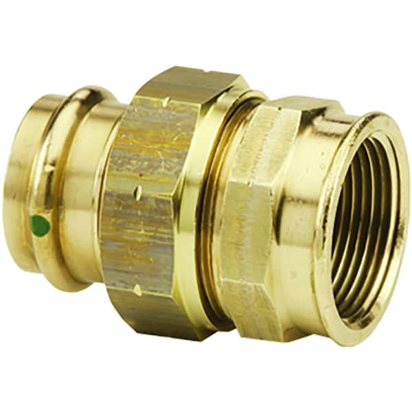 Viega ProPress 2 in. Press x 2 in. FPT Zero-Lead Bronze Union