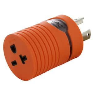 Adapter L6-30P 30 Amp 250-Volt Plug to NEMA 6-15/20R 15/20 Amp 250-Volt Female Connector