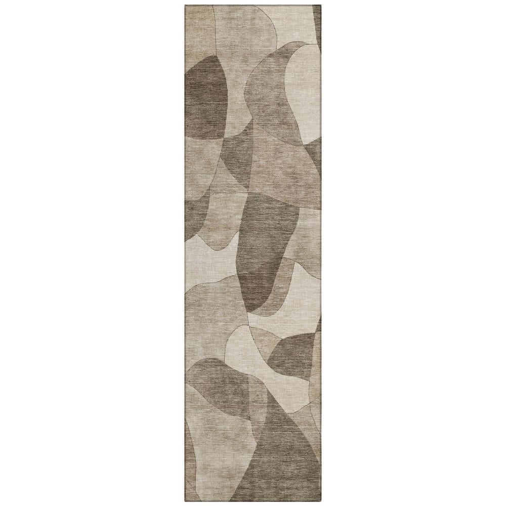 Chantille Machine Washable Indoor/Outdoor Abstract ACN2814 Beige 2 ft. x 7 ft. Runner Rug price history on PriceWatchPro