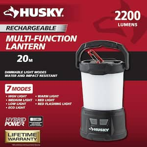 2200 Lumens Hybrid Power Dimmable Lantern