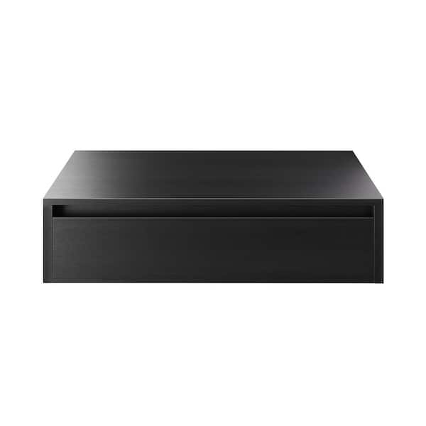 Swiss Madison Avancer 36 in. Wall-Mounted Bathroom Vanity Cabinet without Top in Black Oak