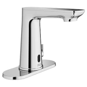 Clean IR DC Powered Touchless Single Hole Bathroom Faucet in Polished Chrome