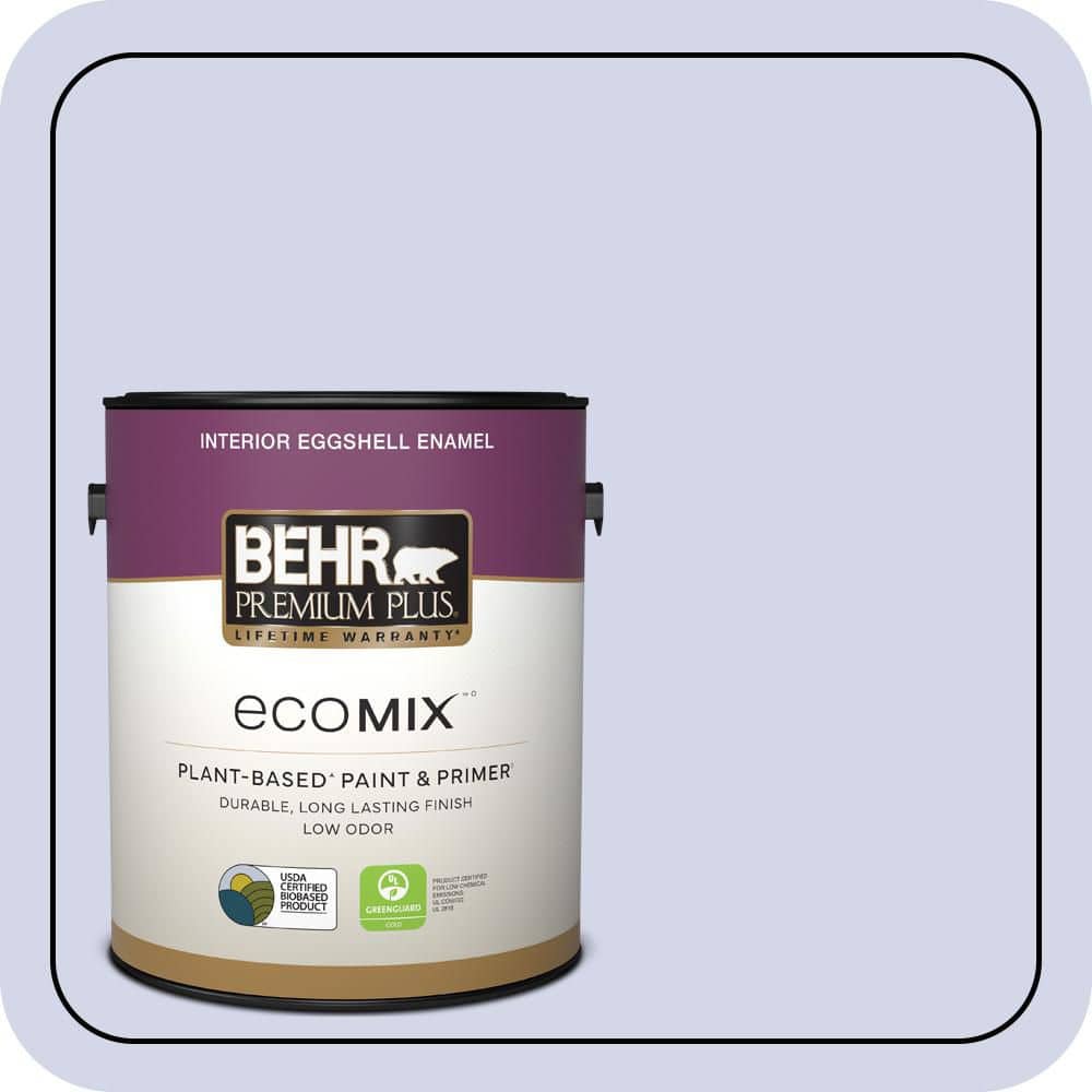 1 gal. #620A-2 Cheerful Whisper Eggshell Enamel EcoMix Plant-Based Interior Paint & Primer price history on PriceWatchPro