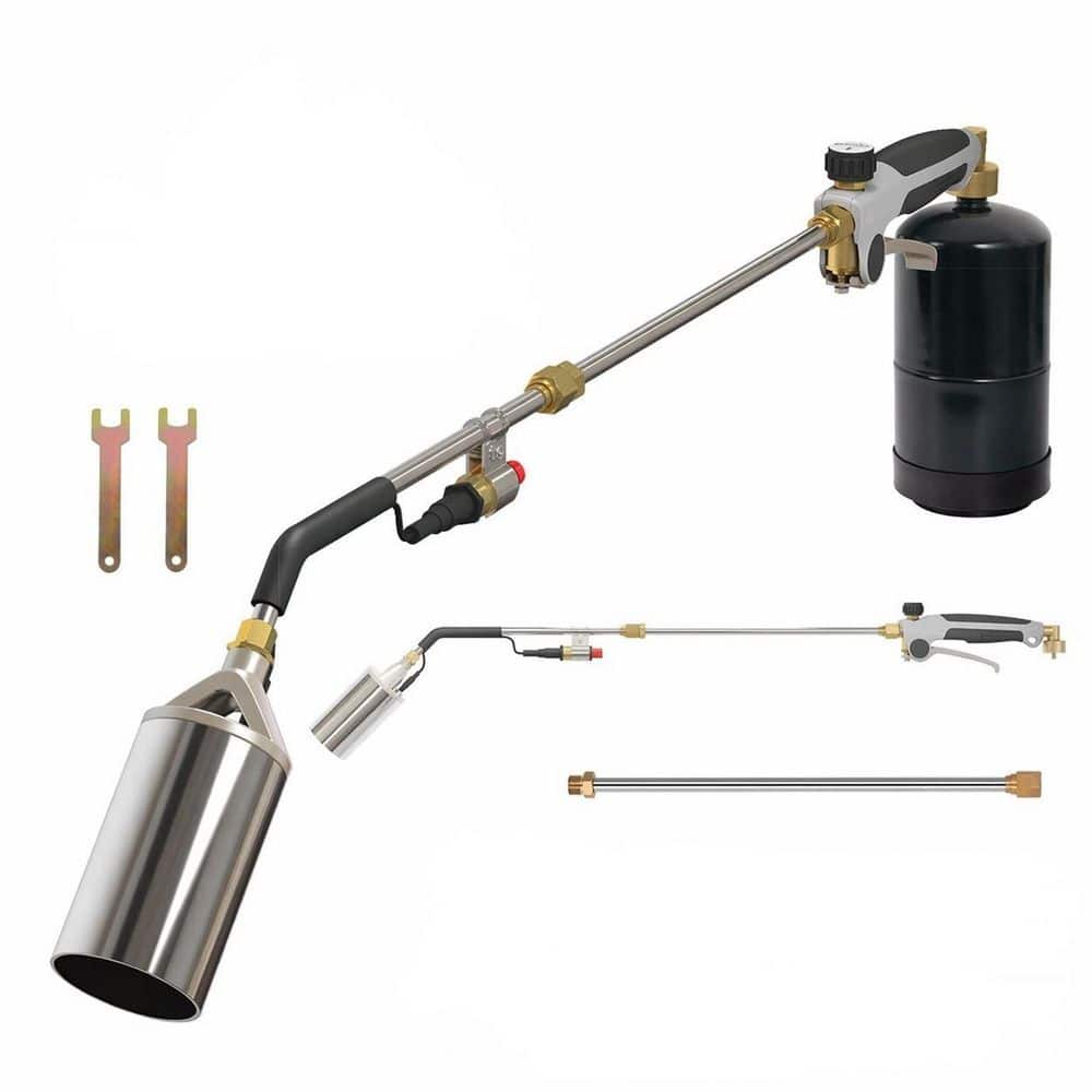 39 in. Brass Propane Torch Weed Burner Kit with Long and Short Modes for Garden and Ice Melting price history on PriceWatchPro