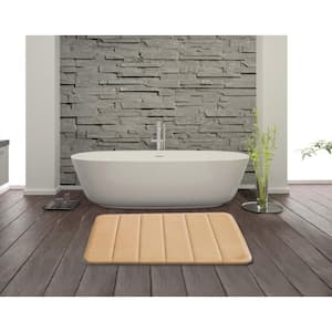 Tranquility Beige 20 in. x 30 in. Bath Mat