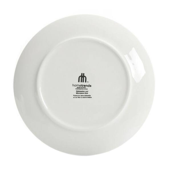HOMETRENDS Crenshaw Assorted Color 4 Piece 10.3 in. Stoneware