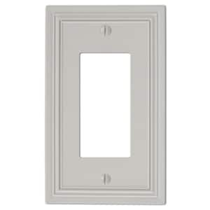 Hallcrest 1 Gang Rocker Metal Wall Plate - Gray