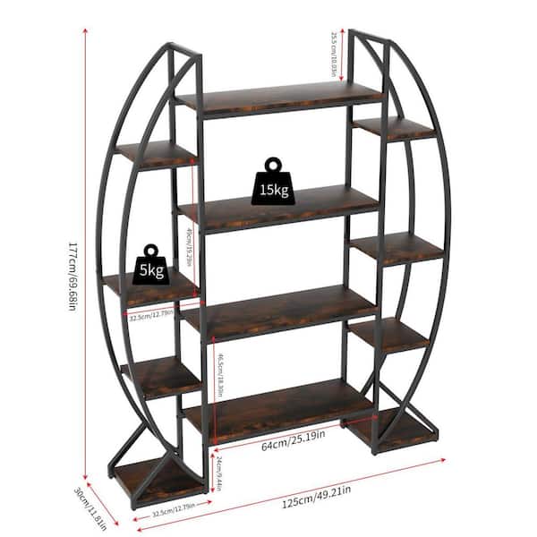 AESOME 69.6 in. x 49.2 in. x 11.8 in. Indoor Metal Plant