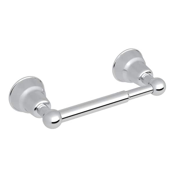 ROHL Country Bath Double Post Toilet Paper Holder in Polished Chrome