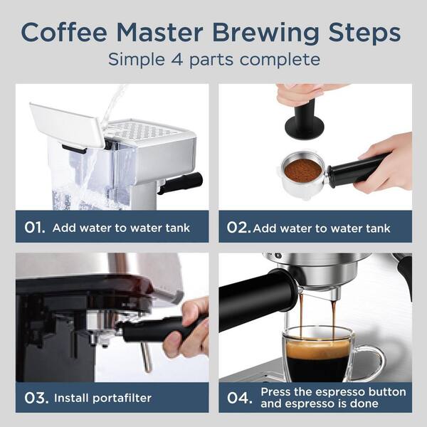 Barsetto O2 Smart Pour-over Coffee Machine Fast Heating Built-In