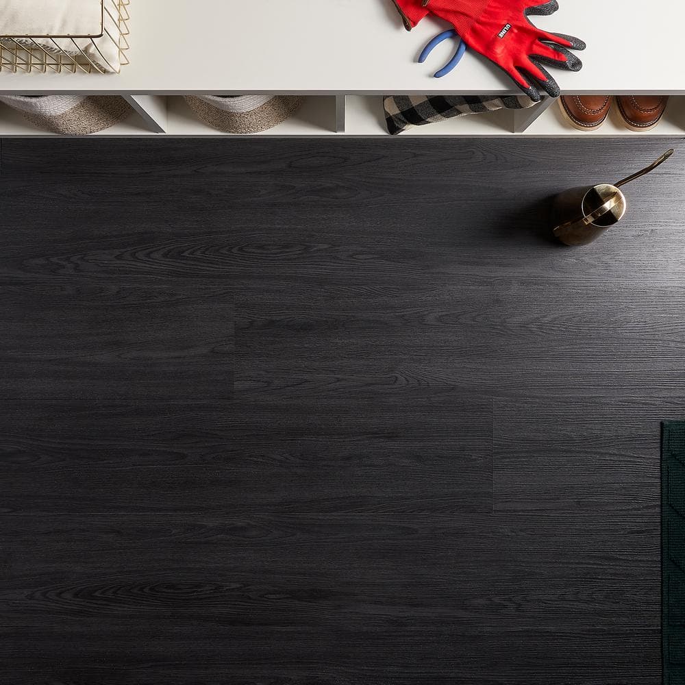 Hansen XL Dark Oak 9" x 72" Waterproof Luxury Vinyl Plank Flooring