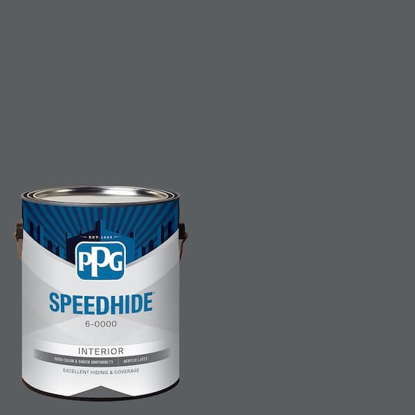 SPEEDHIDE 1 gal. PPG1154-6 Prussian Blue Satin Interior Paint  PPG1154-6SH-1SA - The Home Depot