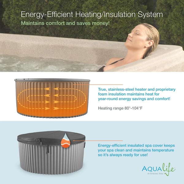 AquaLife Outback 6-Person, 20-Jet 120V Hot Tub, Contour Seating