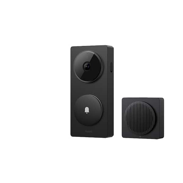 Doorbell Camera Hub G410 Battery Operated Black - Wireless - Wired