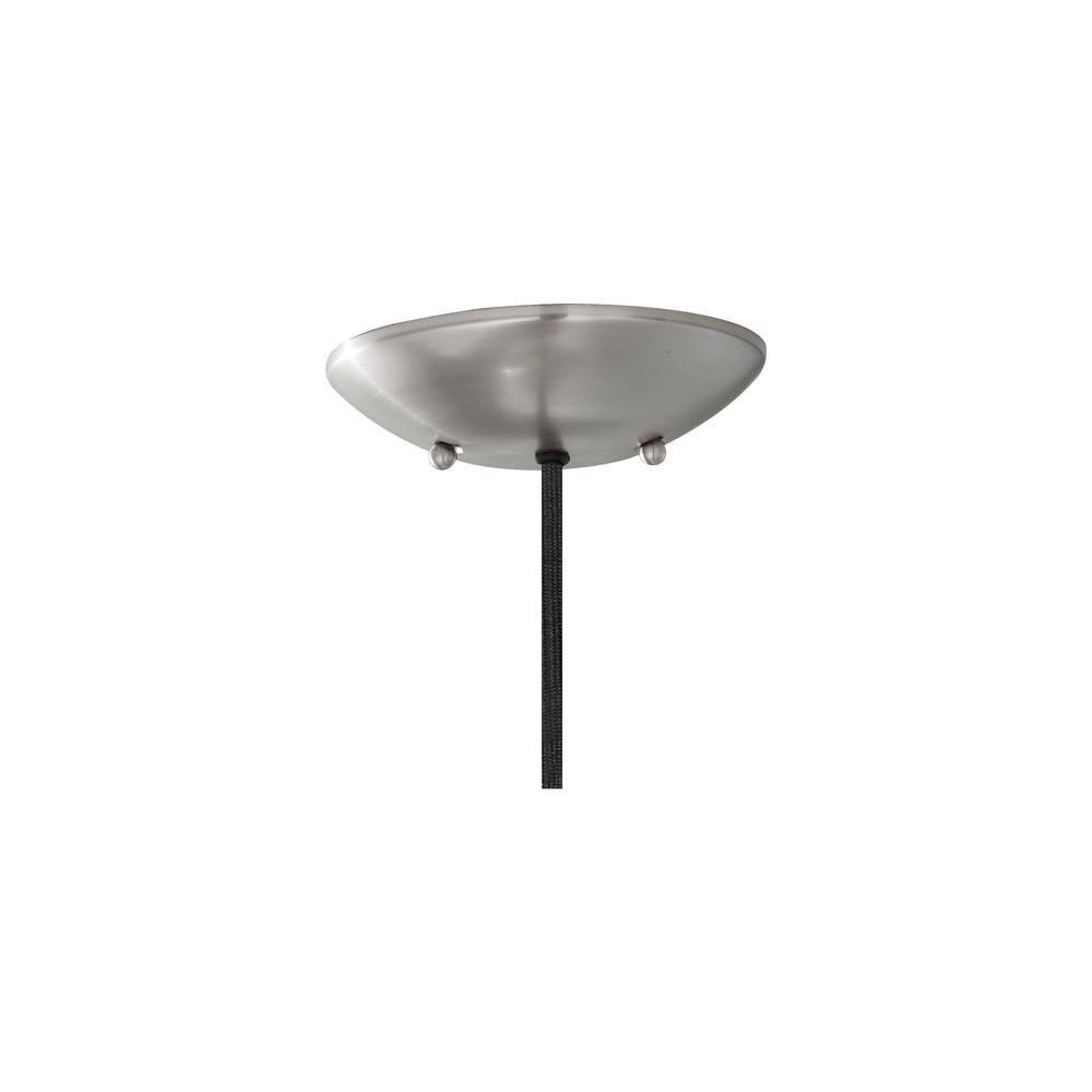Scandinavian Inspired Belle Brushed Steel 1-Light Pendant
