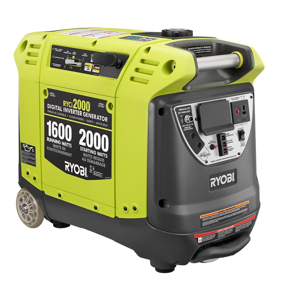 RYOBI 2,000-Watt Gasoline Powered Digital Inverter Generator