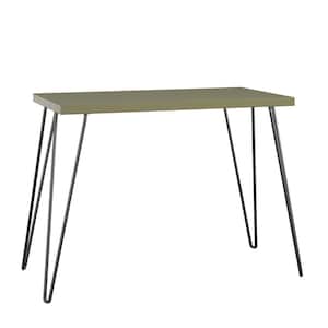 Montrose 40 in. Olive Retro Computer Desk with Hairpin Legs