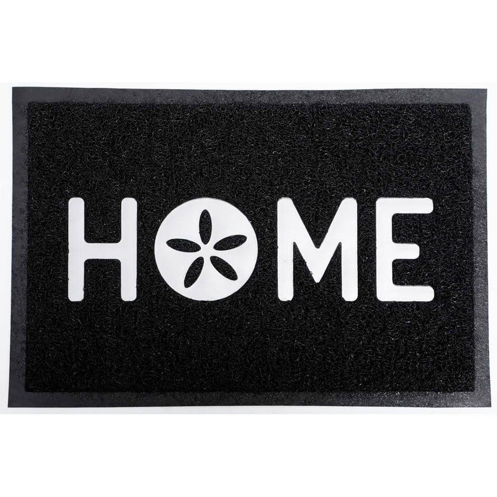 Home Door Scraper Black 24 in. x 16 in. Recycled PVC Outdoor Door Mat price history on PriceWatchPro