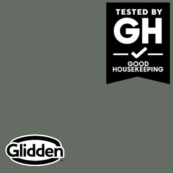 Glidden Premium 1 gal. PPG1033-6 Gunmetal Gray Satin Interior Latex Paint