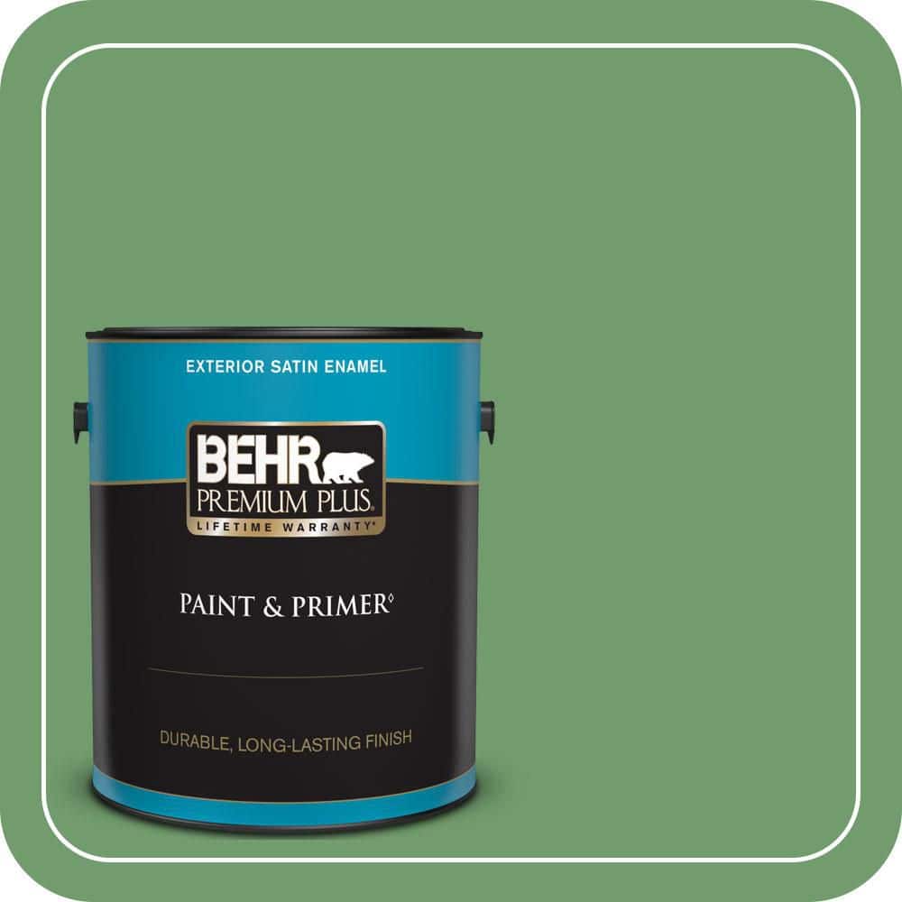 1 gal. #450D-6 Shire Green Satin Enamel Exterior Paint & Primer price history on PriceWatchPro
