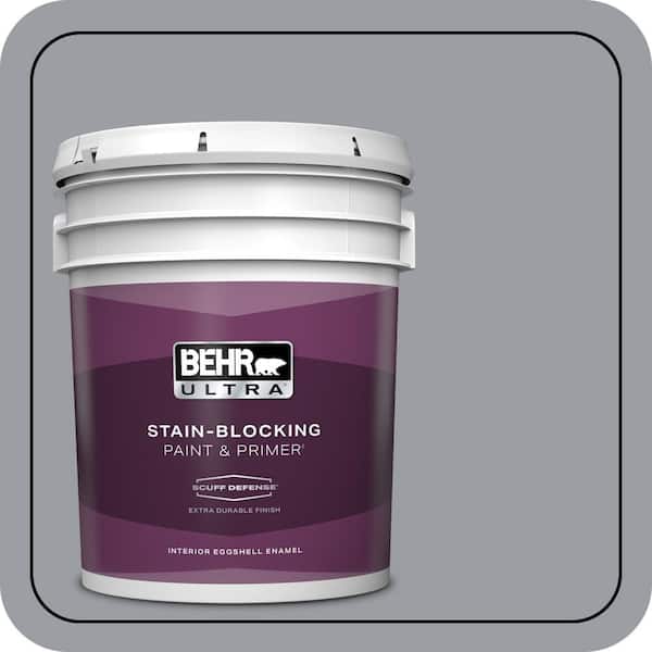 BEHR ULTRA 5 gal. #760F-4 Down Pour Extra Durable Eggshell Enamel Interior Paint & Primer