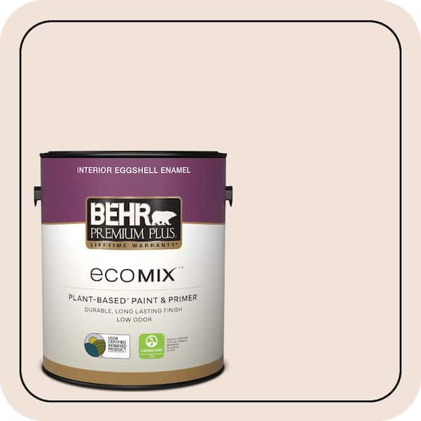 1 gal. #RD-W12 Soft Sunrise Eggshell Enamel EcoMix Plant-Based Interior Paint & Primer