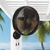 Hampton Bay Henton 18 in. 3-Speed Oscillating Wall Fan