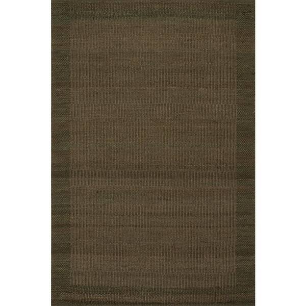 Nadira Striped Moroccan Jute Area Green 4 ft. x 6 ft. Indoor Area Rug