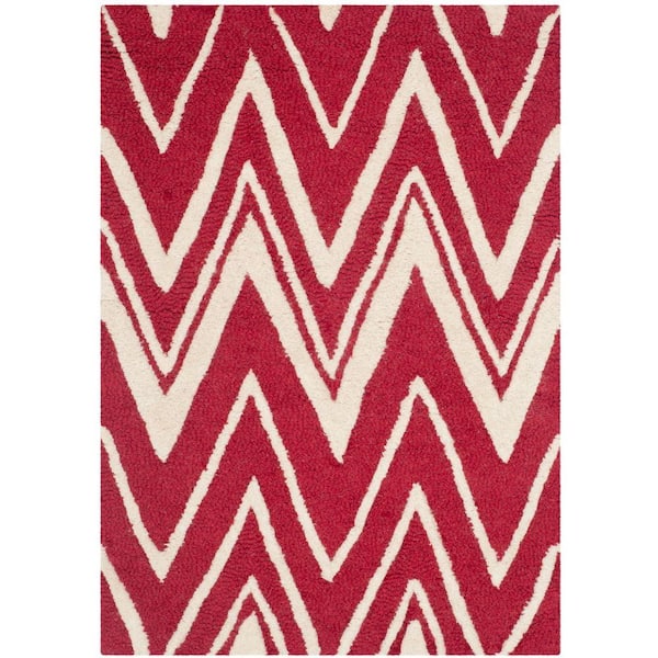 SAFAVIEH Cambridge Red/Ivory 2 ft. x 3 ft. Area Rug