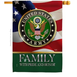2.3 ft. x 3.3 ft. US Army Family Honor House Flag 2-Sided Armed Forces Decorative Vertical Flags