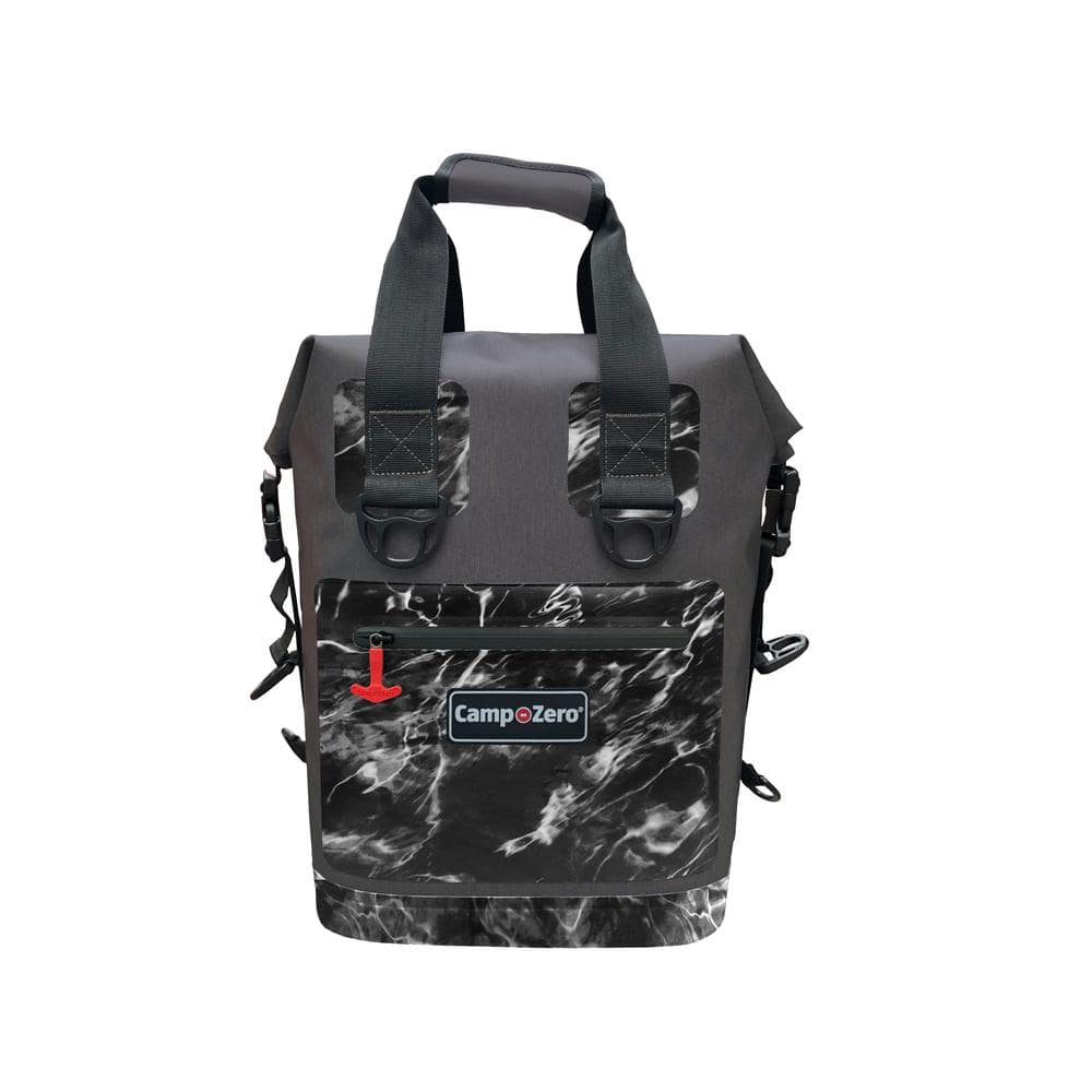 Camp-Zero 20 Can Premium Carry-All/Back Pack Cooler with Rolltop Closure